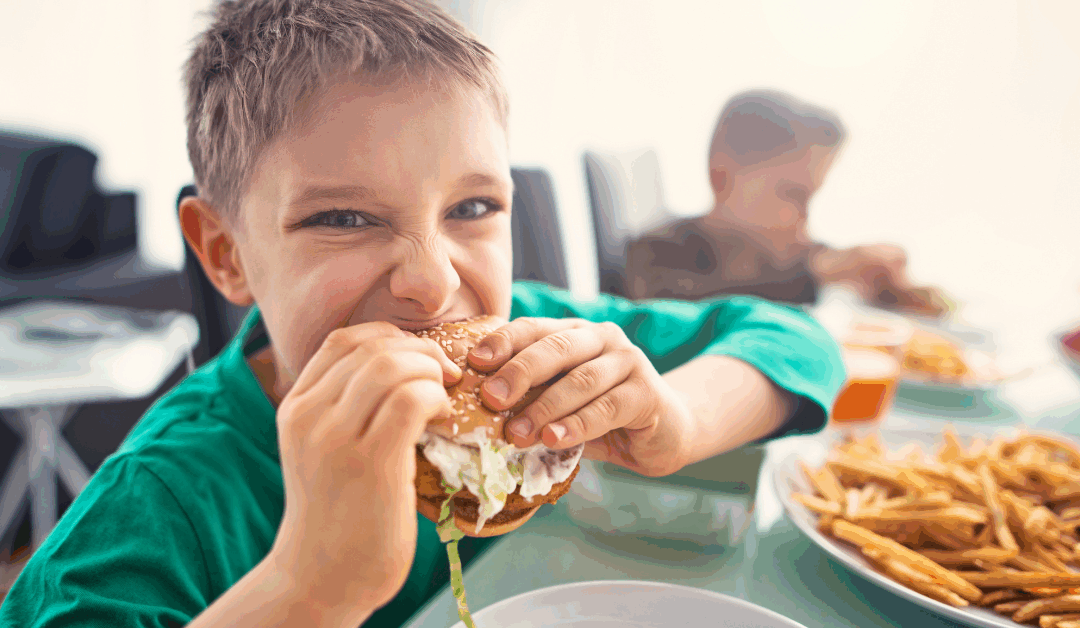 Children enjoying healthy meals together at a Christian daycare in North Raleigh